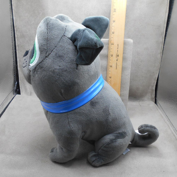 Disney Store Puppy Pals Bingo 10" Plush Black/Gray Pug Dog - Picture 5 of 8